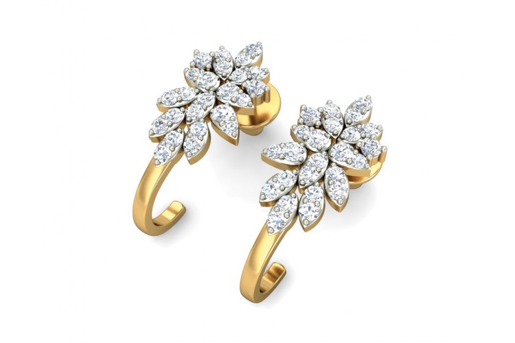 Heli Diamond Balis in 14k Gold